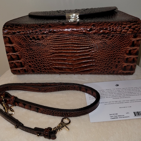 Brahmin Pecan Ingrid Satchel - Picture 3 of 11